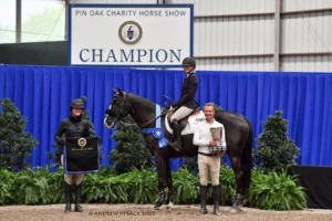 Jacqueline Ruyle Reigns Victorious in $15,000 Fairway Farm Welcome Stake at Pin Oak Charity Horse Show