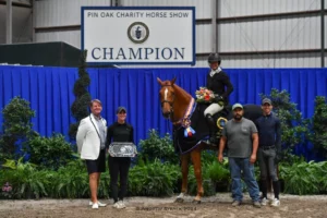 Nada Wise and Chesterfield are Best in $25,000 Olde Oaks Farm Hunter Classic at Pin Oak Charity Horse Show