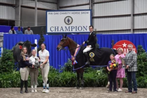 Nicolas Gamboa Goes One-Two in $50,000 R-C Ranch Grand Prix at Pin Oak Charity Horse Show